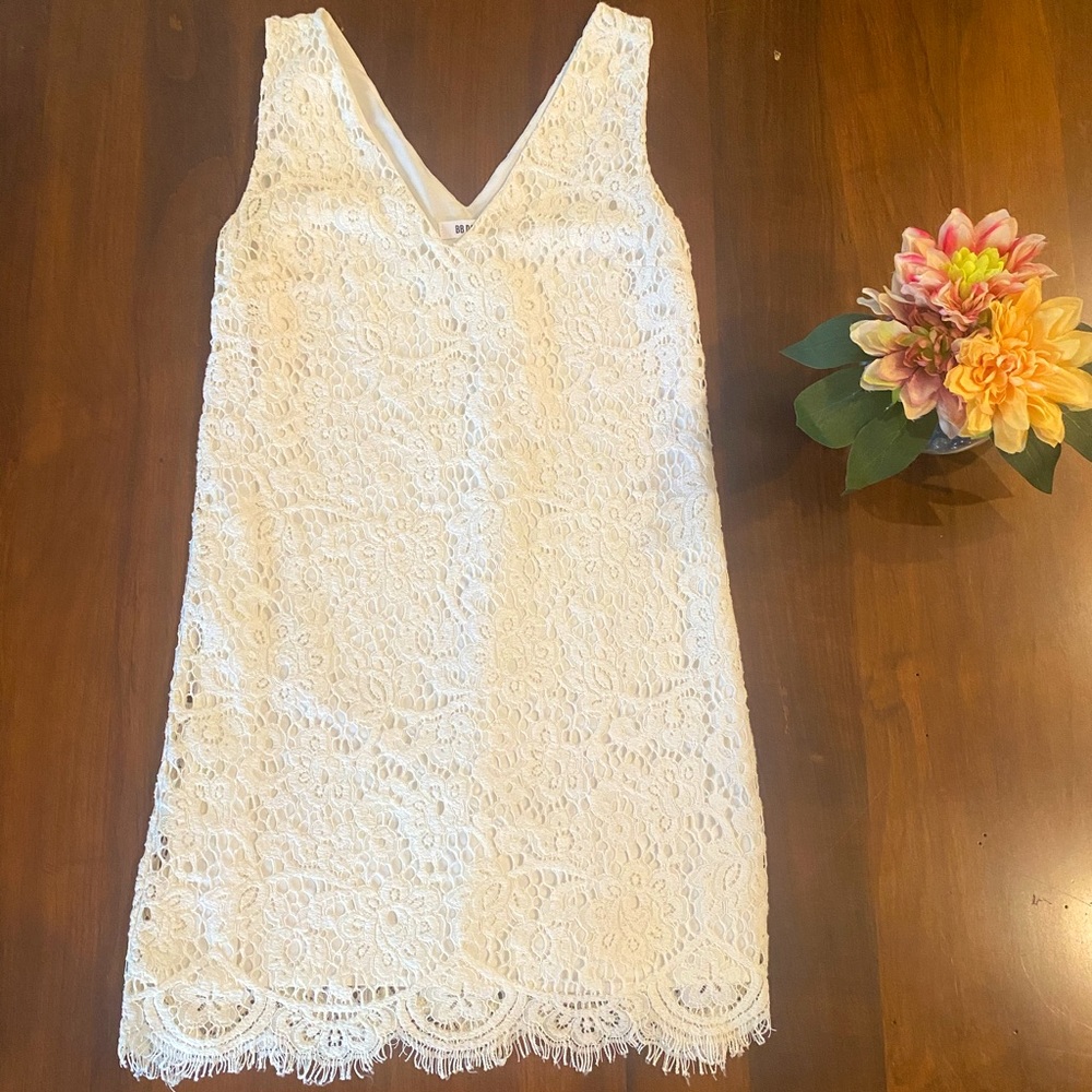 BB DAKOTA WHITE DRESS LACEY